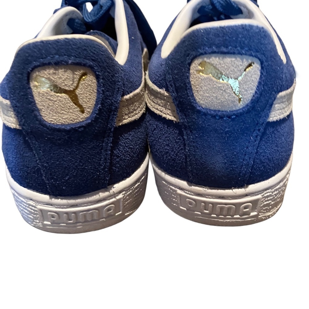 Puma Blue and White Women's Sneakers size 9(mens 71/2-8) - Picture 6 of 10